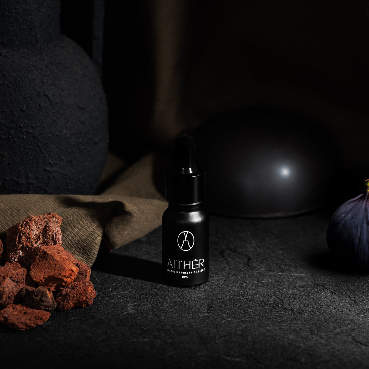 Black Fig Red Volcanic Stones Mineral Diffuser.