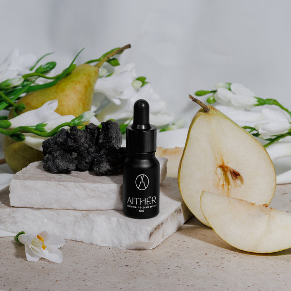 English Pear & Freesia Black Volcanic Stones Mineral Diffuser.