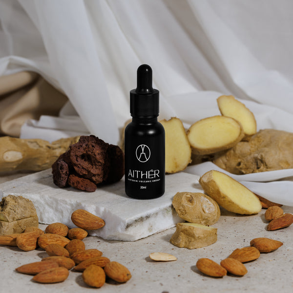 Ginger Almond Red Volcanic Stones Mineral Diffuser