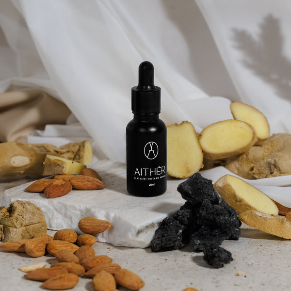 Ginger Almond Black Volcanic Stones Mineral Diffuser