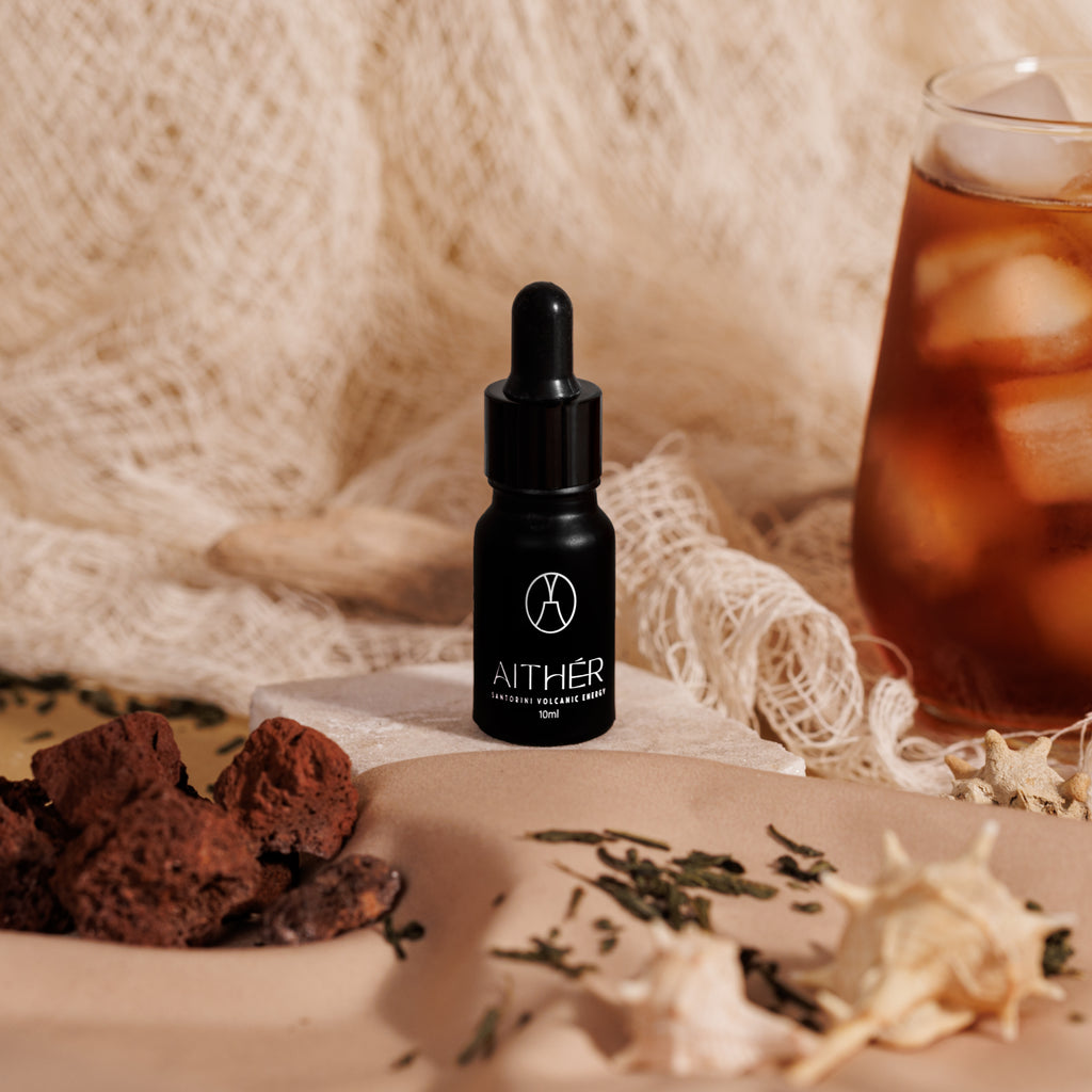 Island Ice Ice • Διαχύτης με κόκκινες ηφαιστειακές πέτρες 10 ml