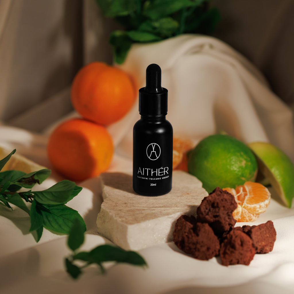 Lime, Basil & Mandarin • Διαχύτης με κόκκινες ηφαιστειακές πέτρες 20 ml