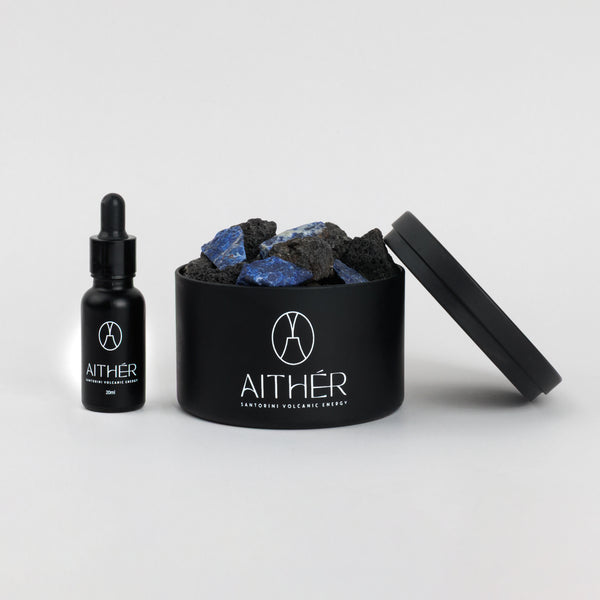 Lapis Lazuli Crystal Lava Box Diffuser