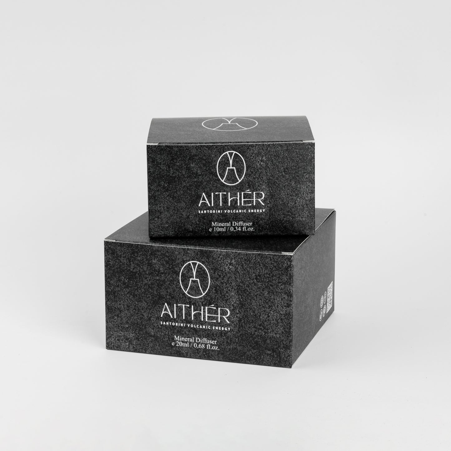 Small Jar Black Volcanic Stones Mineral Diffuser