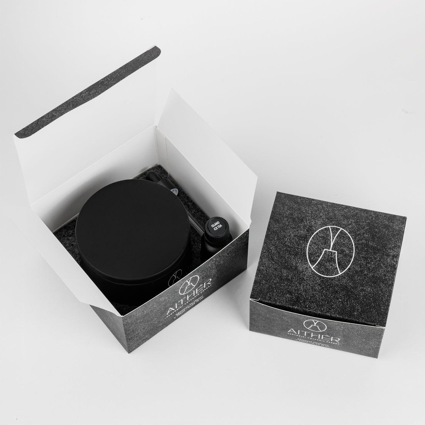 Μαύρο σύκο μαύρο ηφαιστειακό πέτρινη διάχυση ορυκτών