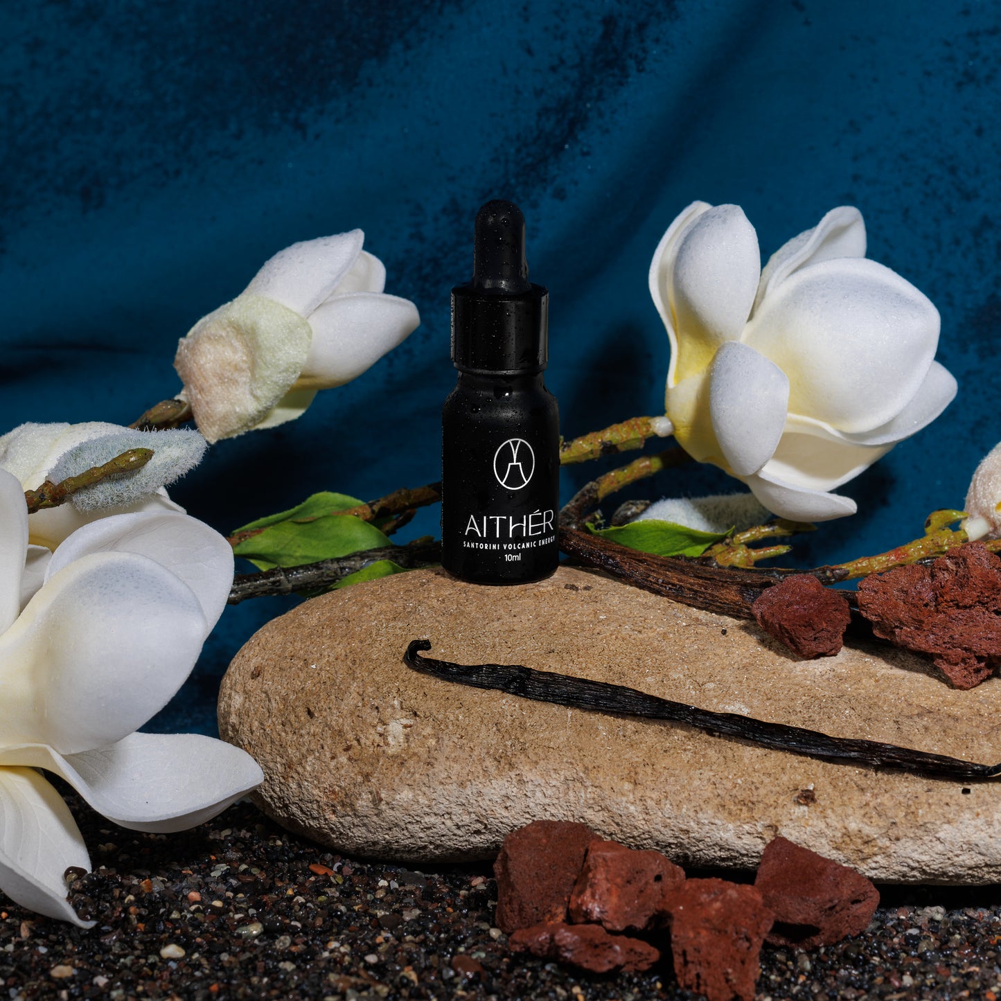 Red lava stone diffuser gift set from Santorini