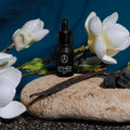 Vanilla Island black volcanic stones mineral diffuser by Aither Santorini