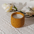 Scented Stone Cement Candle Orchid