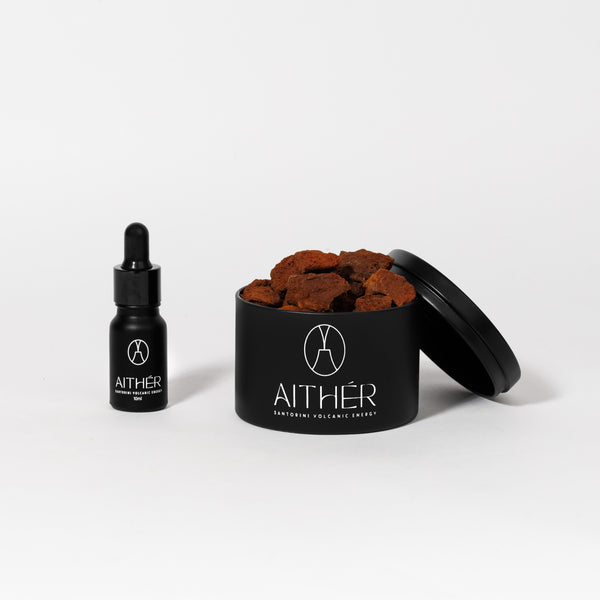 Bamboo Red Volcanic Stones Mineral Diffuser.
