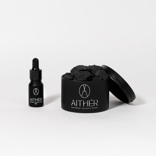 English Pear & Freesia Black Volcanic Stones Mineral Diffuser.