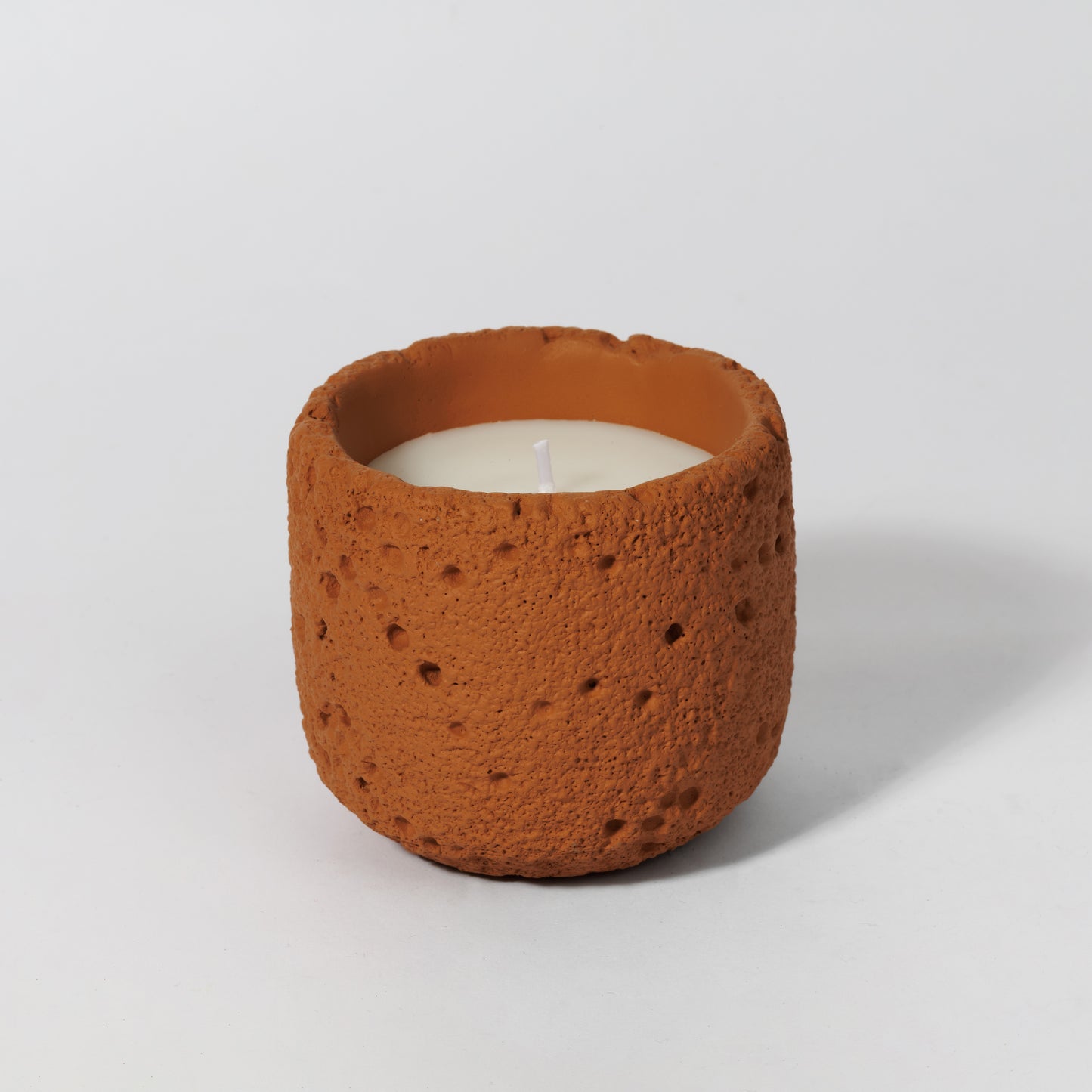 Scented Stone Cement Candle Gardenia Rose